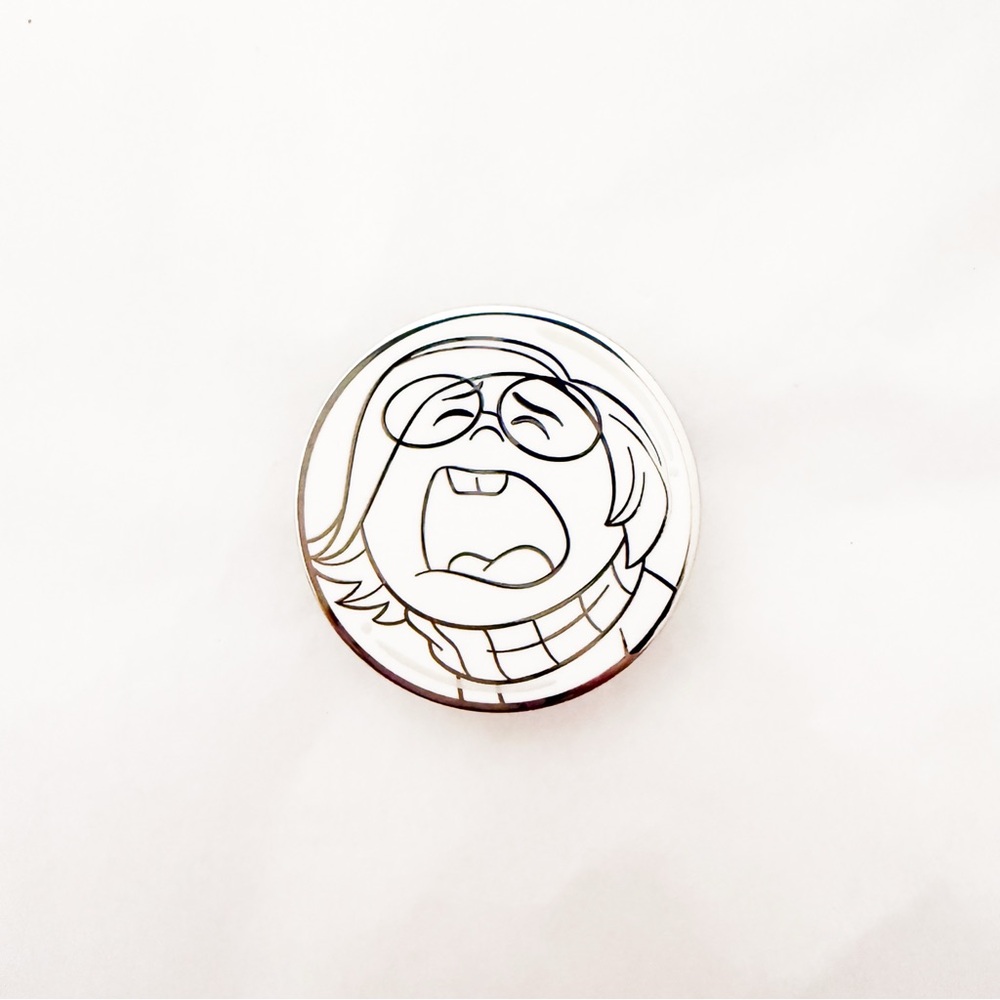 FigPiN Mystery Mini Disney Inside Out 2 White Out Sadness Pin